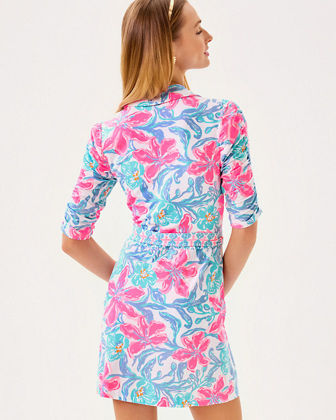 (取寄) リリー ピュリッツァー レディース イビー スカーテッド ロンパース Lilly Pulitzer women Ibby Skirted Rompers Multi Beachside Haven Engineered Romper Ibby Skirted Romper - Multi Beachside Haven Engineered Romper