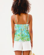 Jaydis Top - Fresh Water Blue Sunbathers Bliss