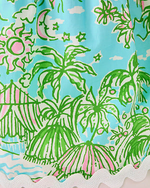 Jaydis Top - Fresh Water Blue Sunbathers Bliss