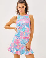 UPF 50+ Luxletic Zadora High Rise Skort - Multi Roar Of The Seas