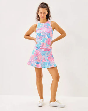 UPF 50+ Luxletic Zadora High Rise Skort - Multi Roar Of The Seas