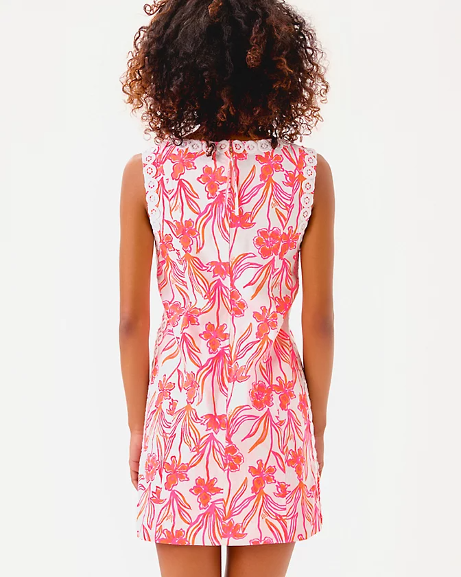 Sadie Shift Romper - Resort White Lovely Long Stems