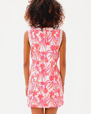 Sadie Shift Romper - Resort White Lovely Long Stems