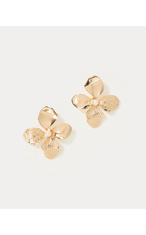 Shady Babe Earrings - Gold Metallic