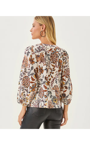 Haida Eyelet Top - Coconut - Take Meowt