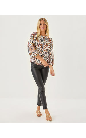 Haida Eyelet Top - Coconut - Take Meowt