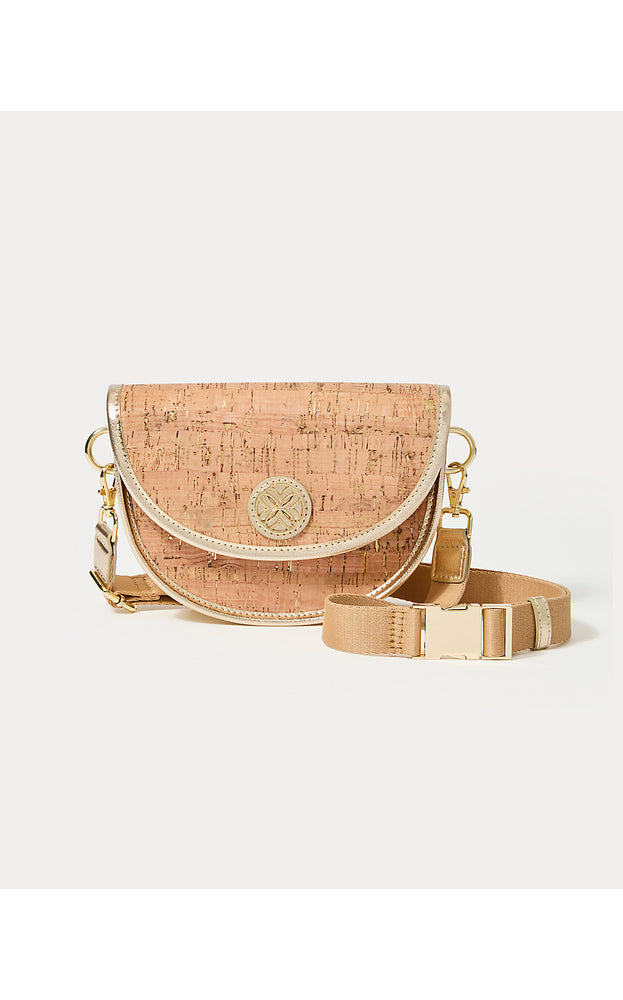 Camille Cork Belt Bag - Natural