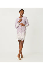 Bettany Boucle Skirt - Pink Bliss Blushing Boucle
