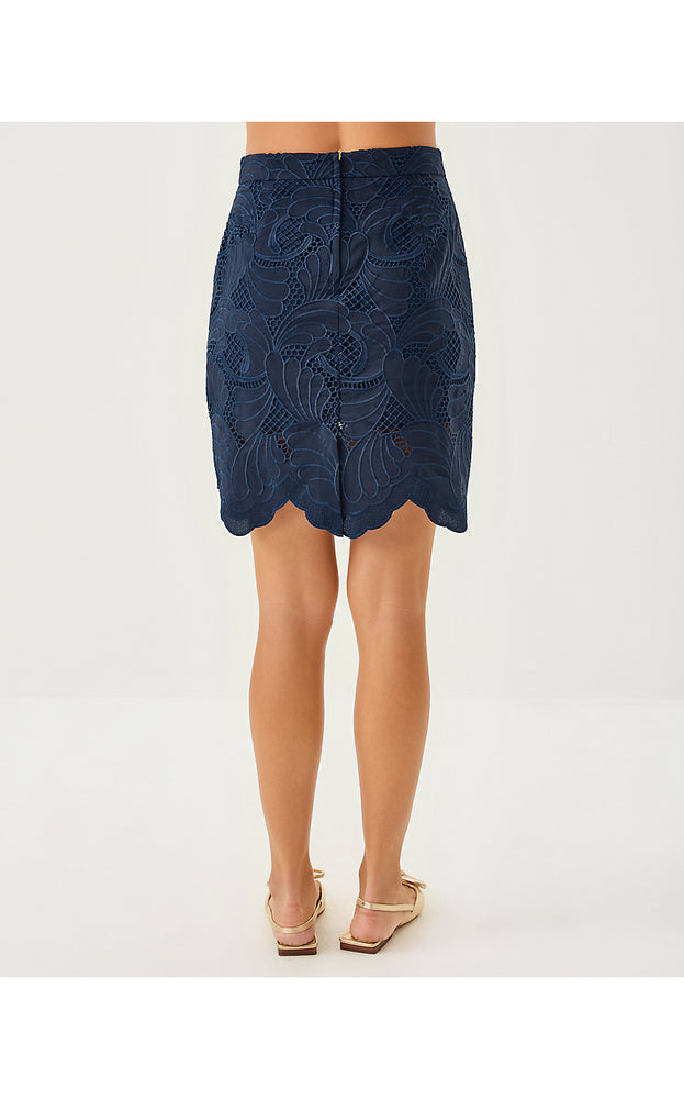 Debra Lace Skirt - Low Tide Sway With Me Scalloped Lace