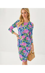 Kyrie 3/4 Sleeve Dress - Multi Dahlia Licious