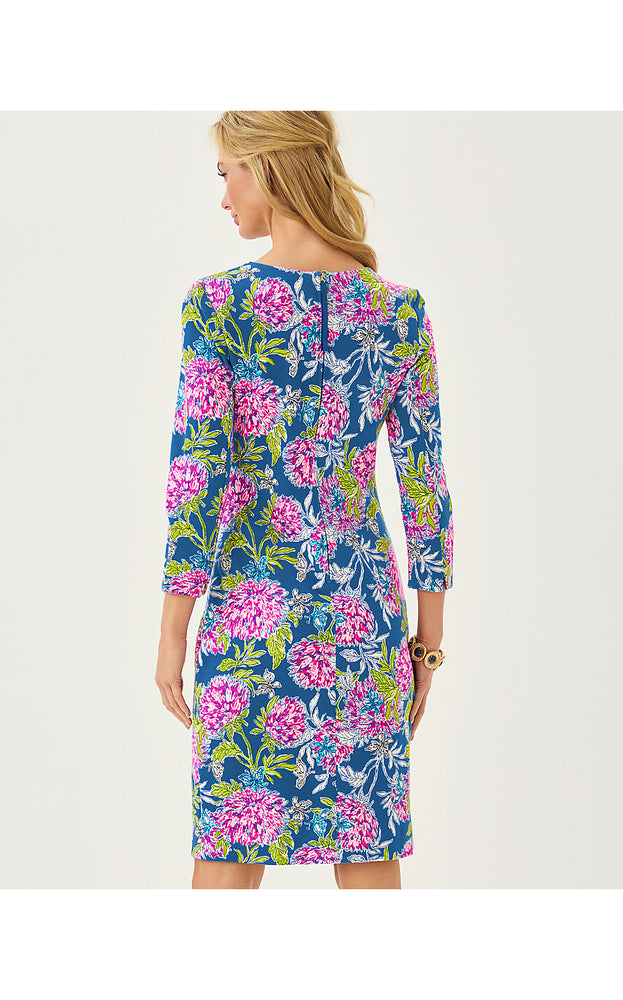 Kyrie 3/4 Sleeve Dress - Multi Dahlia Licious