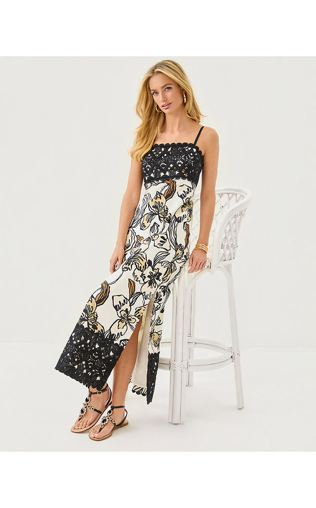 Vena Stretch Maxi Dress - Coconut Oversized Irisistable