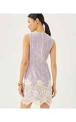 Sharone Boucle Shift Dress - Pink Bliss Blushing Boucle