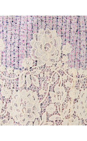 Sharone Boucle Shift Dress - Pink Bliss Blushing Boucle