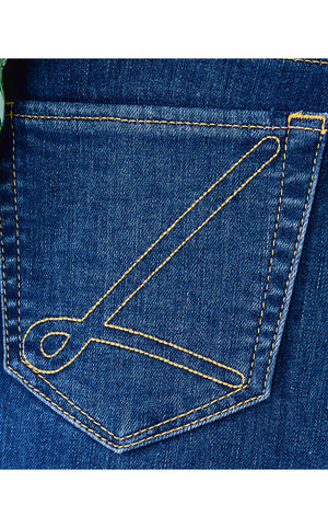28" Lindessa High Rise Crop Jean - Medium Wash