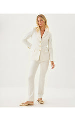 32" Demaria High Rise Stretch Pant - Coconut