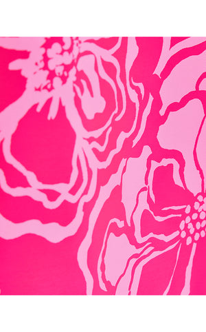 Marria Jacquard Maxi Dress - Parigi Pink Go Big Satin Jacquard