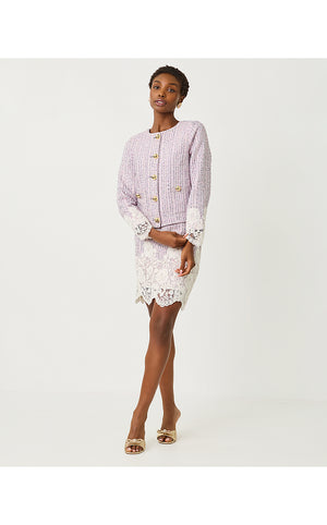 Lavina Boucle Jacket - Pink Bliss Blushing Boucle