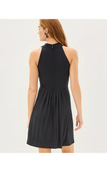 Wisteria V-Neck Dress - Noir
