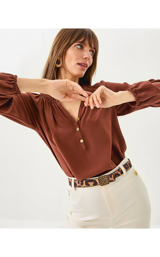 Skinny Logo Belt - Multi Leopard Faille