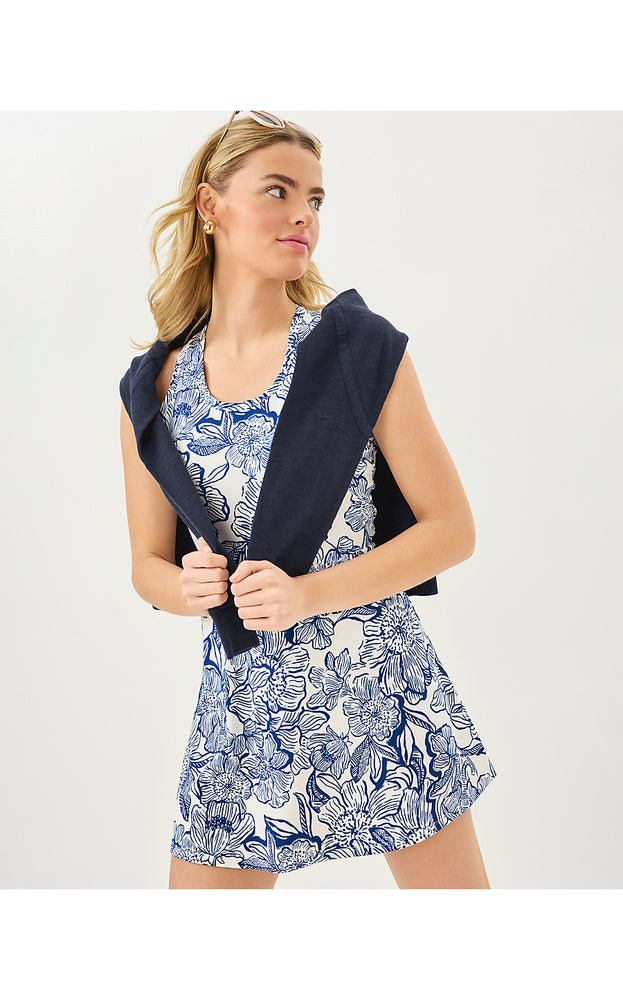 UPF 50+ Luxletic Forehand Active Dress - Coconut Unforgettable