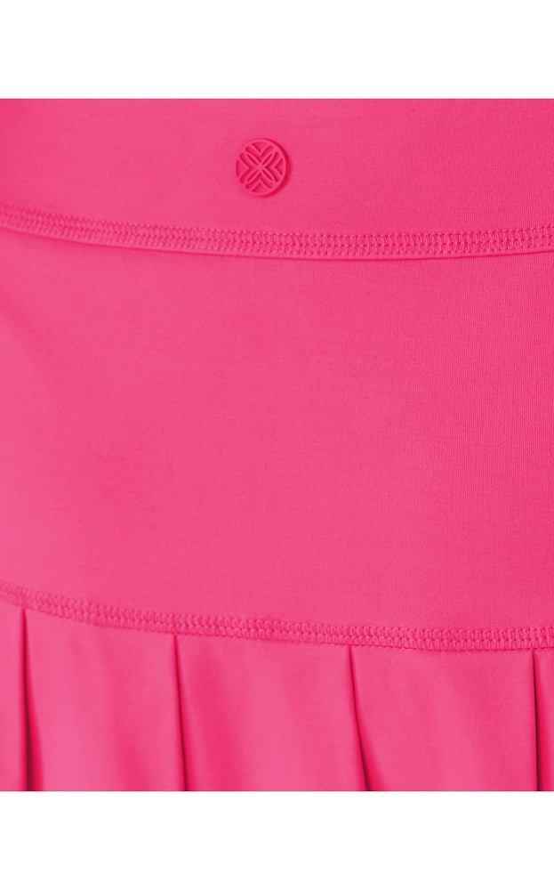 UPF 50+ Luxletic Freesia Pleated Skort - Parigi Pink