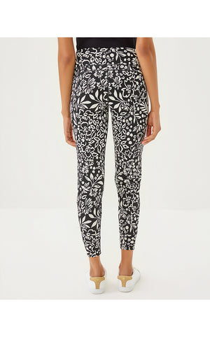 UPF 50+ Luxletic 28" Island Mid Rise Jogger - Noir Purrfect Pounce Knit Jacquard