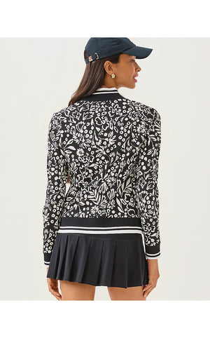UPF 50+ Luxletic Regate Jacket - Noir Purrfect Pounce Knit Jacquard