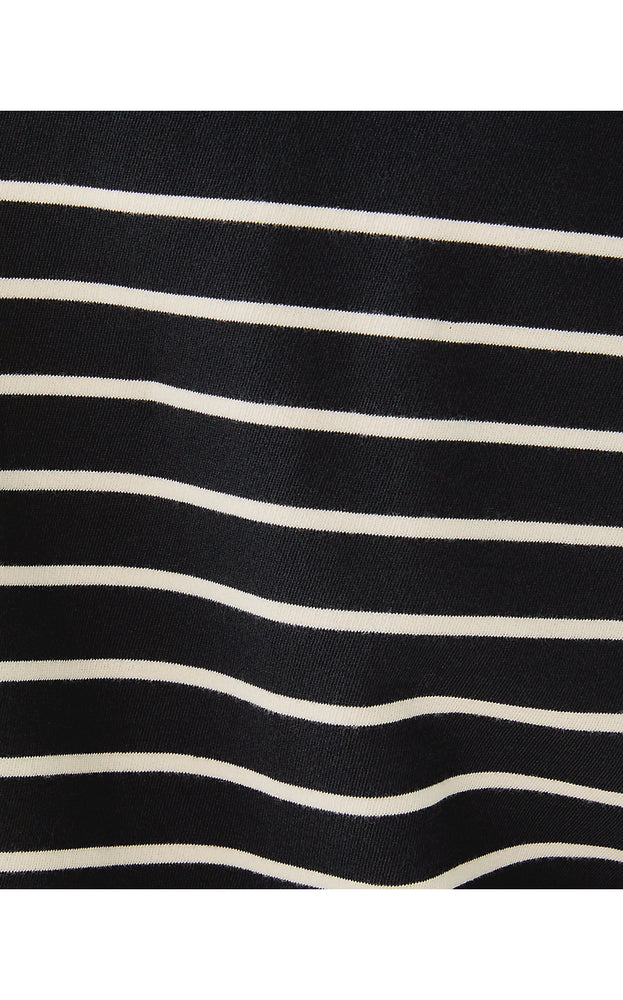 Corvaya Terry Pullover - Noir Legacy Stripe