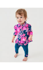 Mags Infant Tunic & Legging Set - Starlight Navy Once And Floral