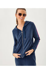 UPF 50+ Fenella Zip-Up Hoodie - Low Tide Navy