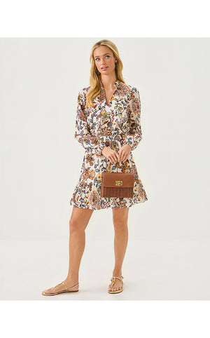 Axton Eyelet Dress - Coconut Take Meowt
