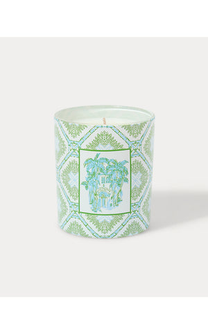 Trellis Printed Candle - Multi Bamboo Logo Trellis