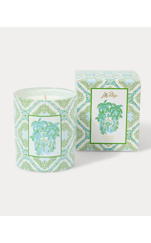 Trellis Printed Candle - Multi Bamboo Logo Trellis