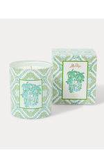 Trellis Printed Candle - Multi Bamboo Logo Trellis