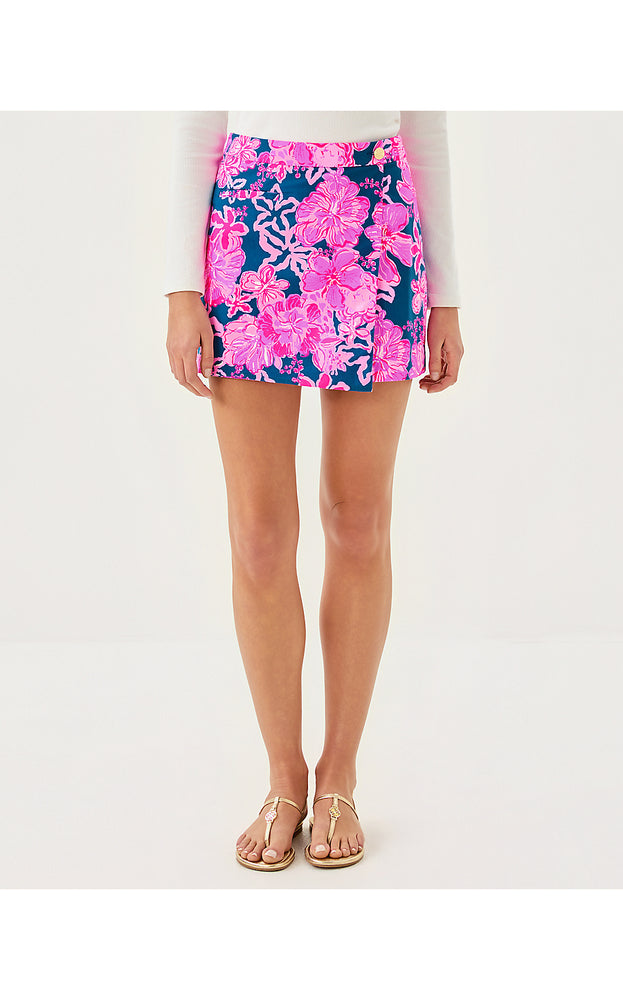 Brenton Mini Skort - Starlight Navy Once And Floral