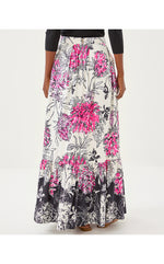 Inaya High Rise Maxi Skirt - Coconut All Dahled Up Engineered Skirt