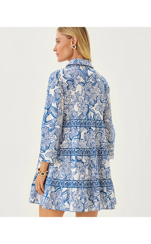 Angie Shirtdress - Coconut Unforgettable Engineered