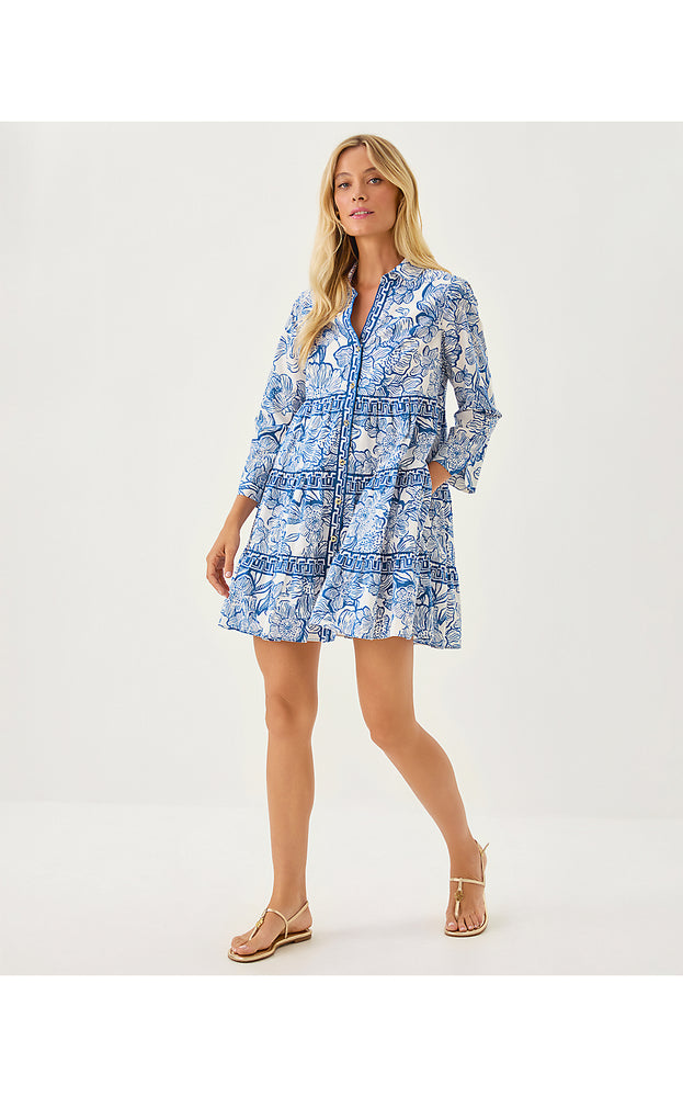 Angie Shirtdress - Coconut Unforgettable Engineered