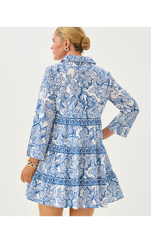 Angie Shirtdress - Coconut Unforgettable Engineered