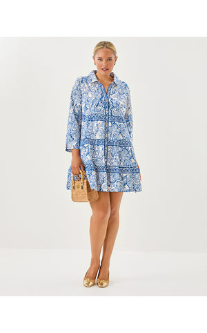Angie Shirtdress - Coconut Unforgettable Engineered