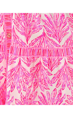 Angie Shirtdress - Pink Bliss Shady Babe Engineered Woven
