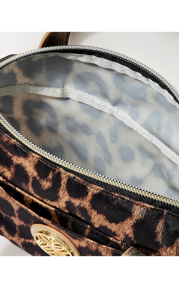 Kerrington Top Handle Mini Bag - Multi Leopard Faille
