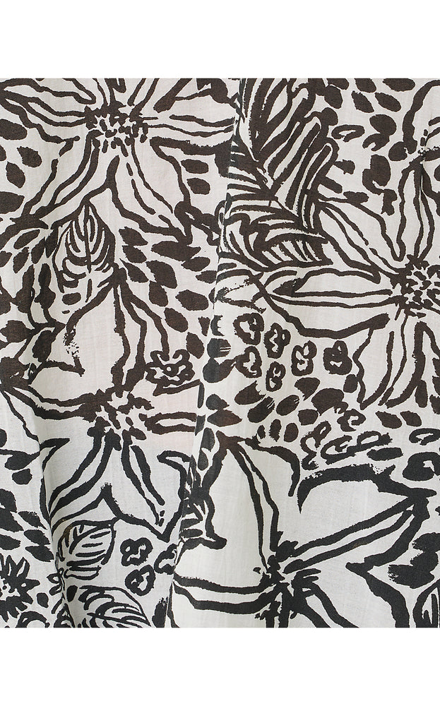 Lourdes Long Sleeve Top - Onyx Lots To Spot