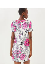 Olive Beaded Stretch Shift Dress - Coconut  All Dahled Up Luxe