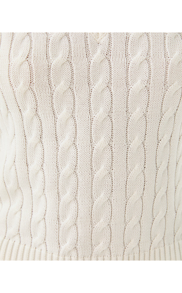 Brockton V-Neck Sweater Tank - Coconut