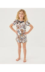 Girls Josette Dress - Coconut Take Meowt