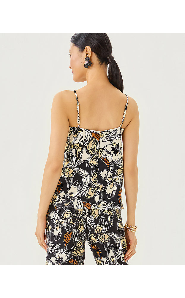 Jesslyn Top - Onyx  Irisistable Engineered Woven Top