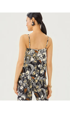 Jesslyn Top - Onyx  Irisistable Engineered Woven Top