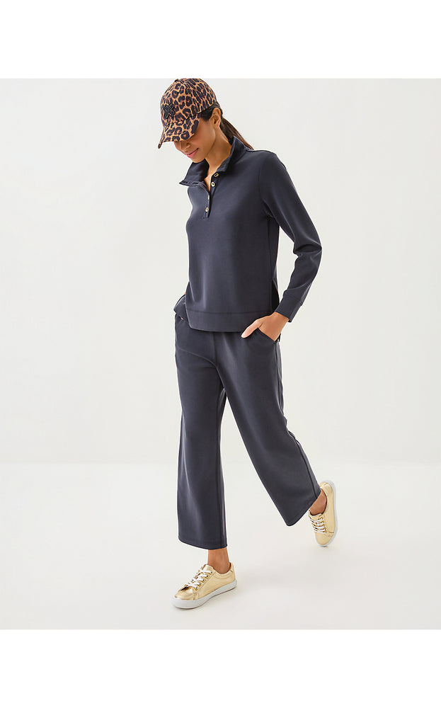 UPF 50+ 25.5" Alwyn High Rise Crop Pant - Noir
